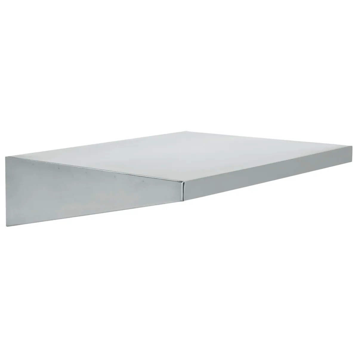 PULSIVA Mensola a muro Tio; 63x16x50 cm (LxHxP); argento - immagine 1