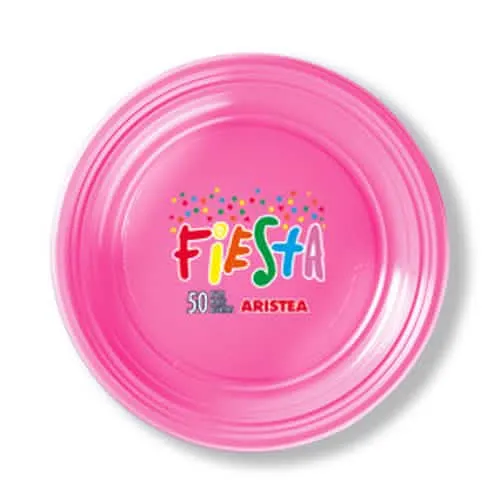 Piatti Dessert Fucsia ARISTEA - 50 Pezzi per la Casa - immagine 1