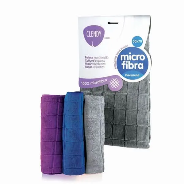 Panno per Pavimento in Microfibra Classic 50x70 CLENDY - immagine 1