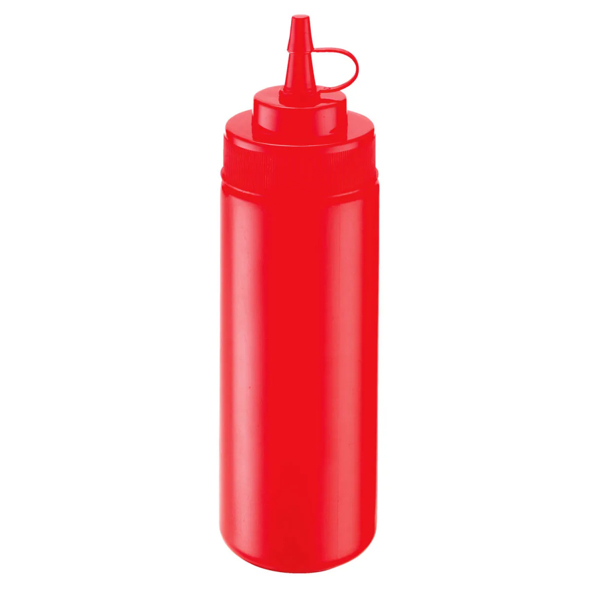 4x PULSIVA Bottiglia squeezer per salse; 350 ml, 6x20 cm (ØxH); rosso; 4 pz. / Pacco - immagine 1