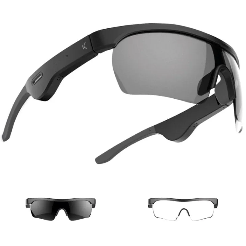 Occhiali da sole sportivi Bluetooth Ksix Phoenix neri - immagine 1