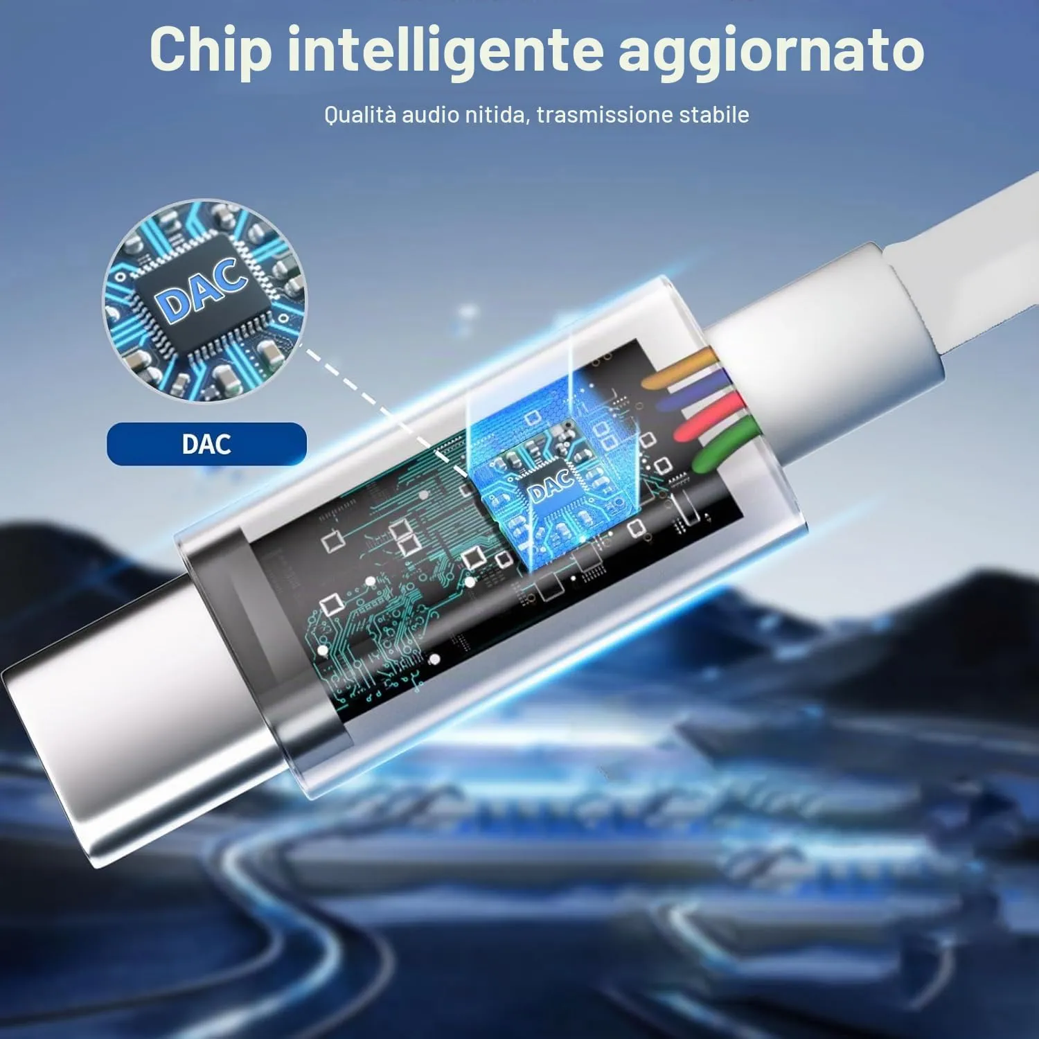 Bamkey Cavo Aux USB C, Adattatore USB C a Jack 3,5mm Cavo Audio Tipo C Flessibile per iPhone 17 16 15 Pro Max, Samsung S26 S25 S24 Ultra, Pixel, iPad, Stereo Auto, Cavo Aux [1.2M, Bianco] - immagine 5