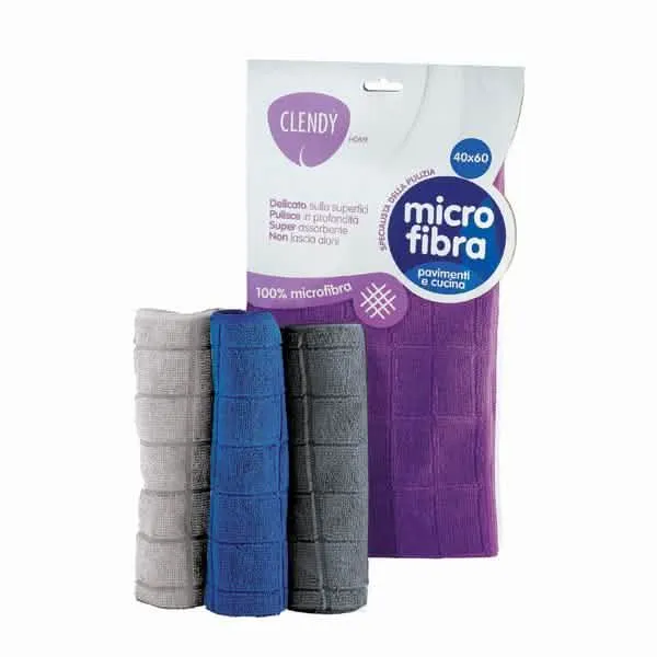 Panno Microfibra Clendy Classic 40x60 per Pavimenti - immagine 1