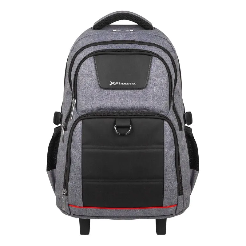 Zaino Phoenix Discovery con ruote per laptop 17" Grigio - immagine 1