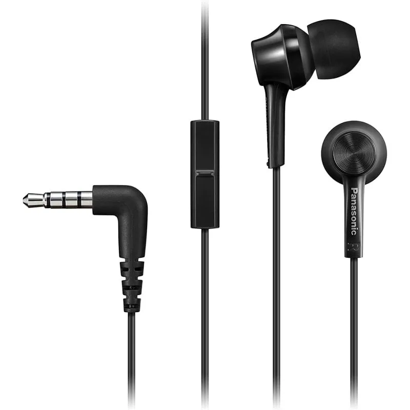 Cuffie nere Panasonic RP-TCM115E - immagine 1