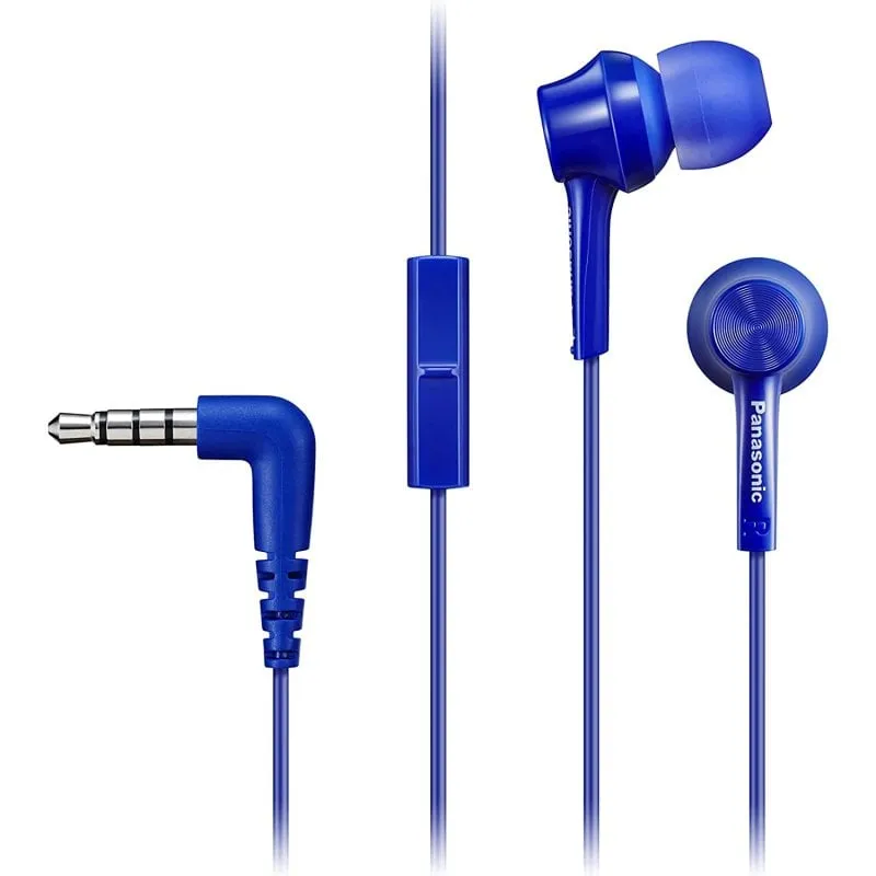 Panasonic RP-TCM115E Auricolare Cablato In-ear Musica e Chiamate Blu - immagine 1