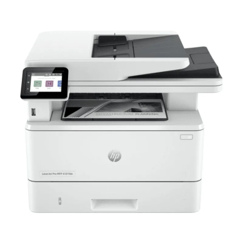 HP LaserJet Pro Stampante multifunzione 4102dw, Bianco e nero, Stampante per Piccole e medie imprese, Stampa, copia, scansione, wireless idonea a Instant Ink stampa da smartphone o tablet Alimentatore automatico di documenti - immagine 1