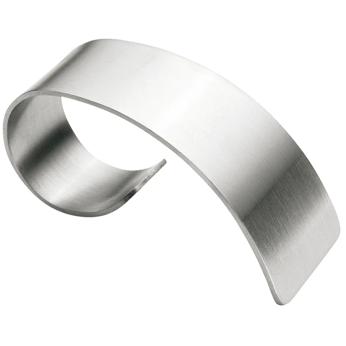 4x VEGA Anello portatovaglioli Boucle; 7.6x3.2x4.5 cm (LxLxH); argento; 4 pz. / Pacco - immagine 1