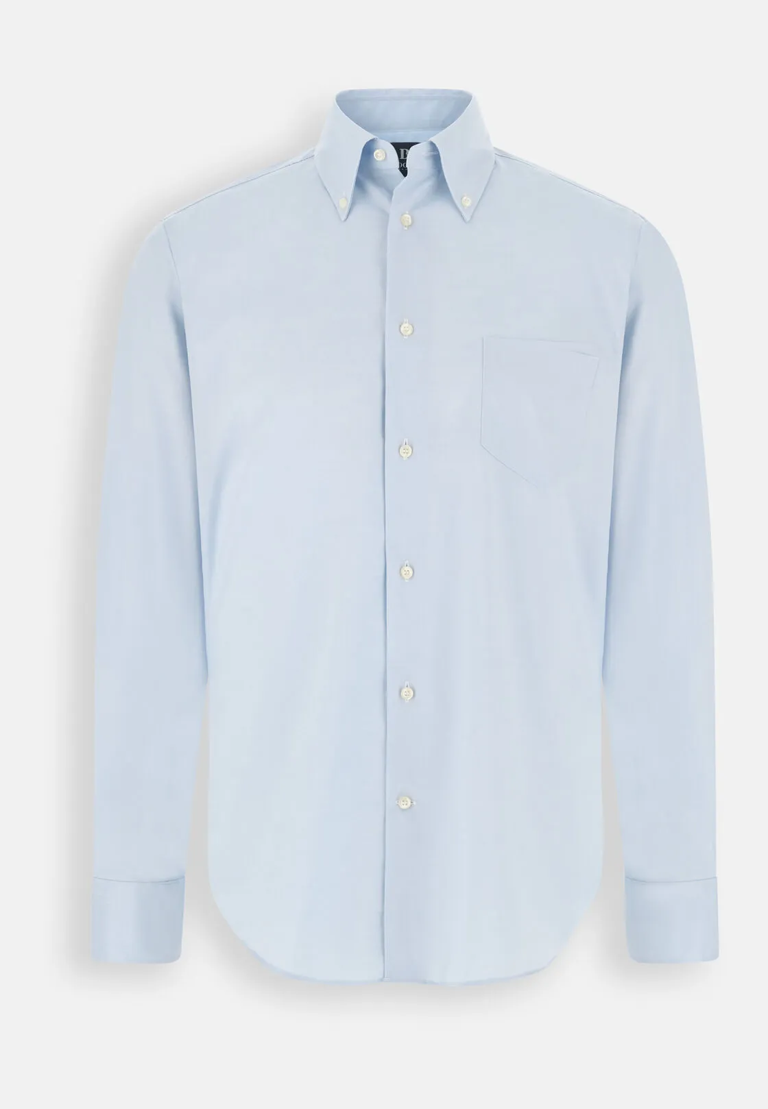Boggi, Camicia In Pin Point Di Cotone Regular Fit, Uomo, Azzurro, Taglia: 40 - immagine 6