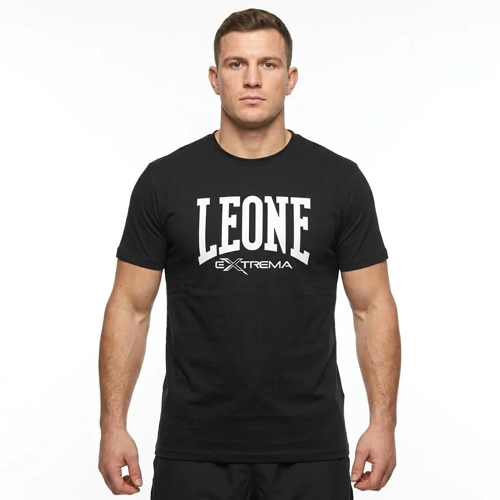 LEONE 1947, T-Shirt Logo, Uomo, Nero, XL, ABX106 - immagine 1