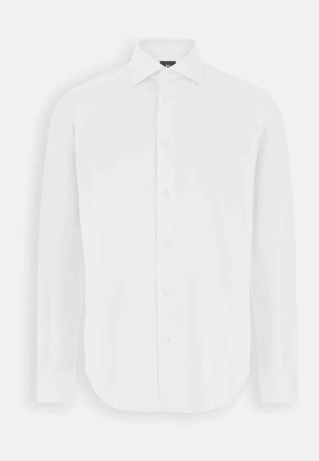 Boggi, Camicia In Pin Point Di Cotone Regular Fit, Uomo, Bianco, Taglia: 45 - immagine 6