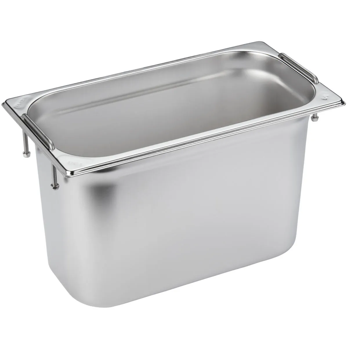 VEGA Contenitore gastronorm 1/3 Premium con manici; GN 1/3, 9 l, 32.5x17.5x20 cm (LxLxP); argento - immagine 1