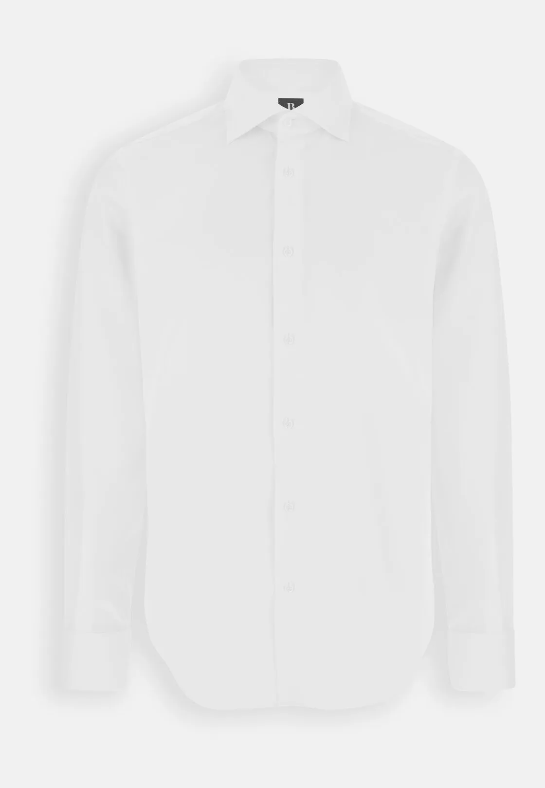 Boggi, Camicia In Pin Point Di Cotone Slim Fit, Uomo, Bianco, Taglia: 38 - immagine 6
