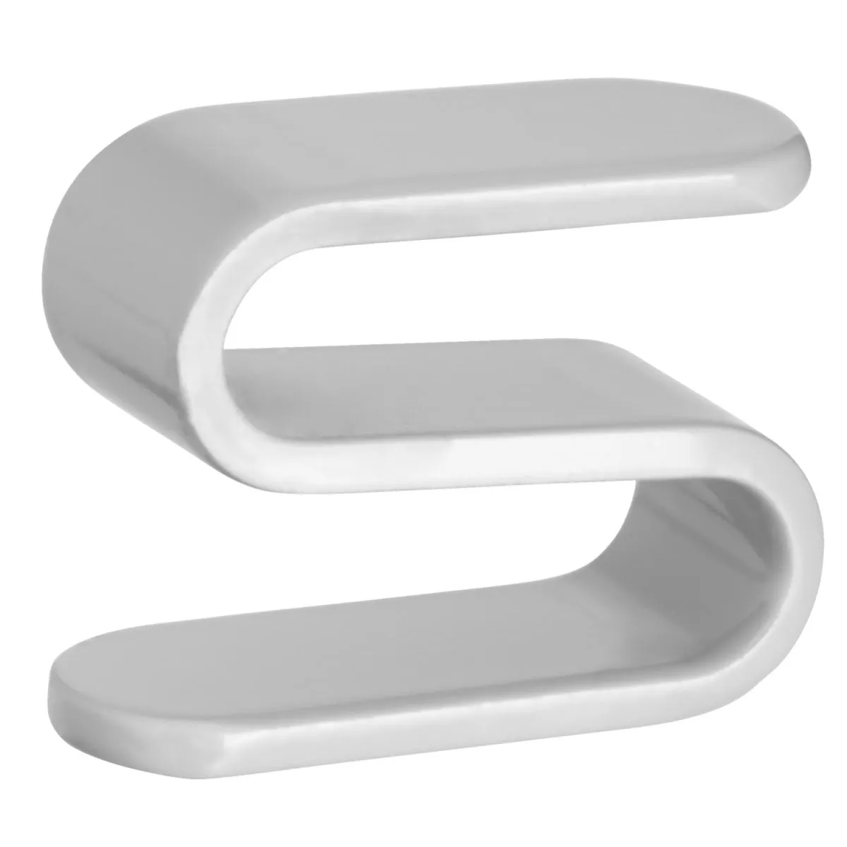 VEGA Connettore scaffalatura a S per scaffalatura professionale, in plastica; argento - immagine 1