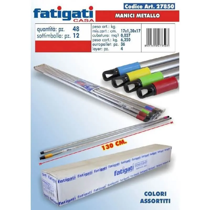 Manico Inossidabile Fatigati 130 cm per Utensili Domestici - immagine 1