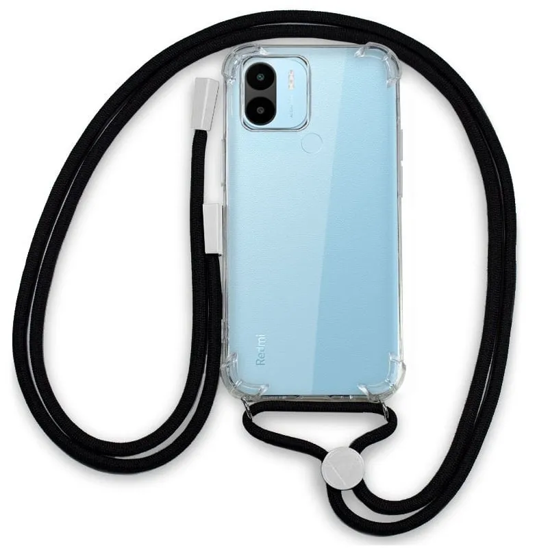 Raffinata custodia in cavo nero per Xiaomi Redmi A1 - immagine 1