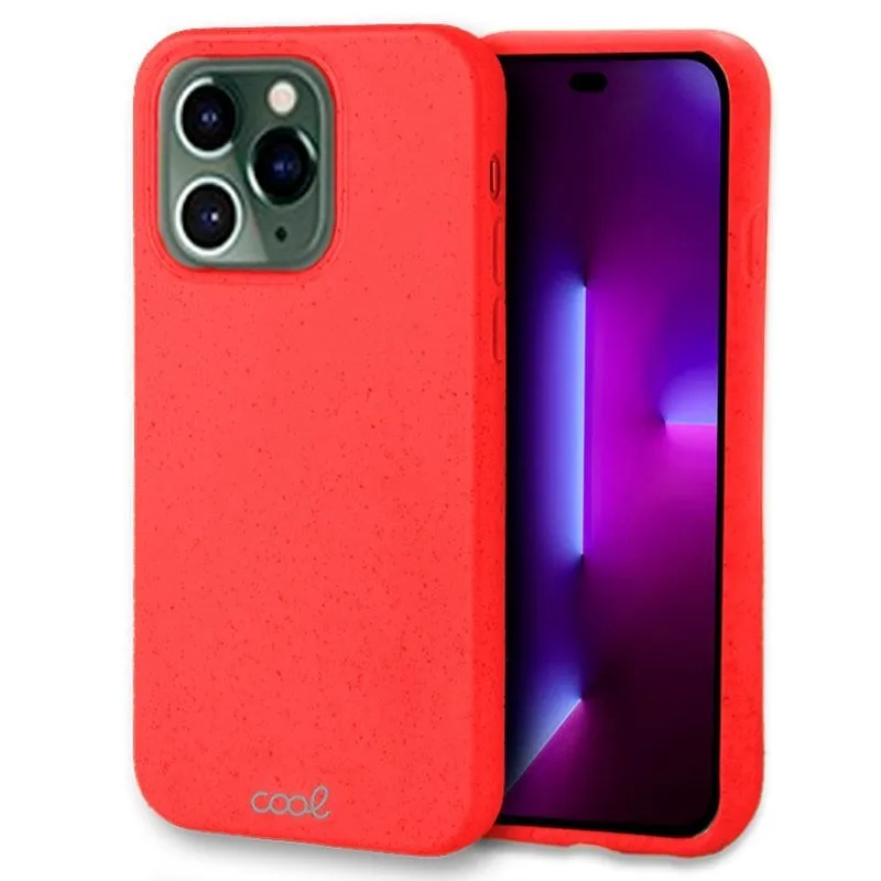 Custodia ecologica biodegradabile rossa per iPhone 14 Pro - immagine 1