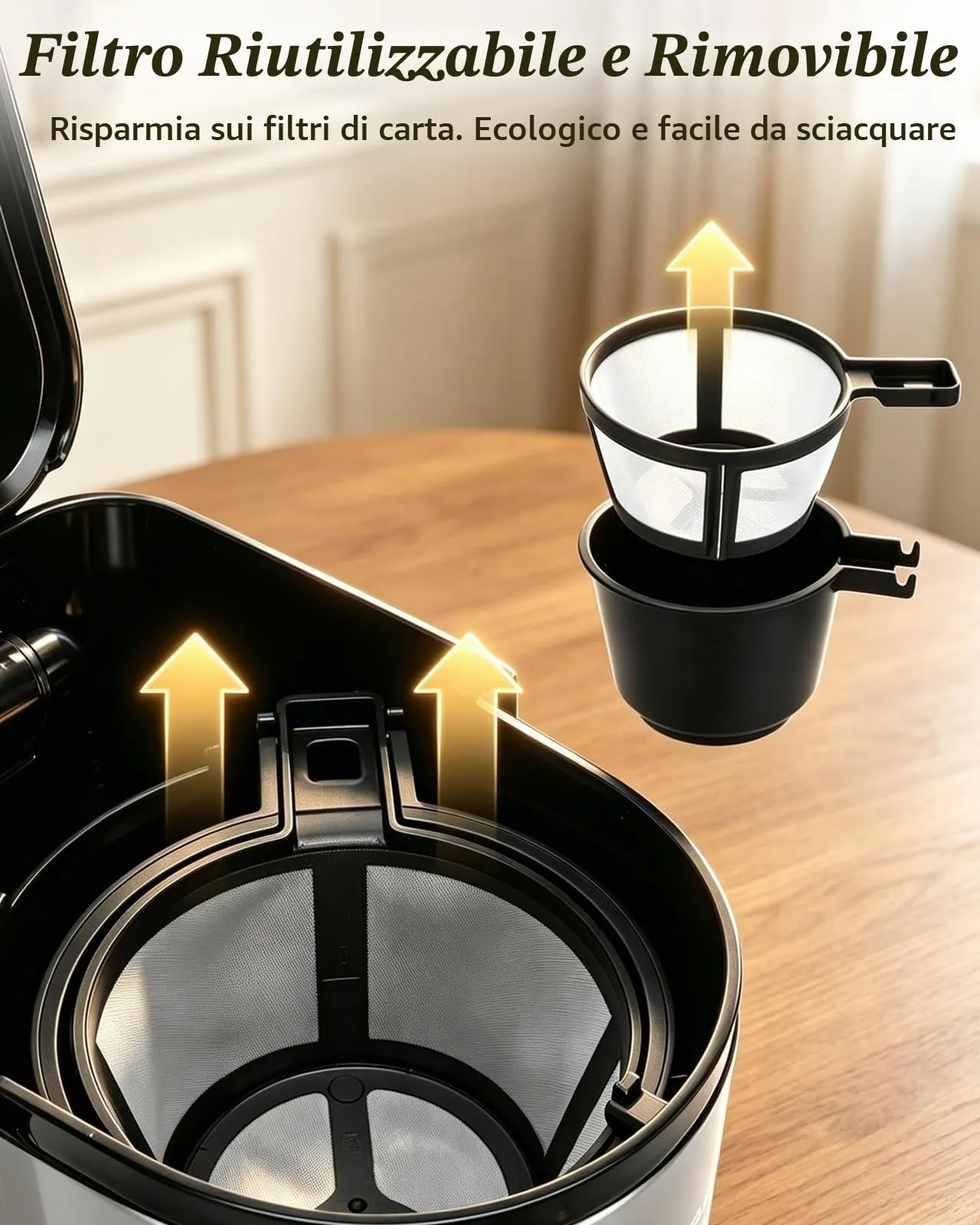 Aigostar Macchina Caffè Americano Programmabile 24H con Tazza Termica 420ml - immagine 5