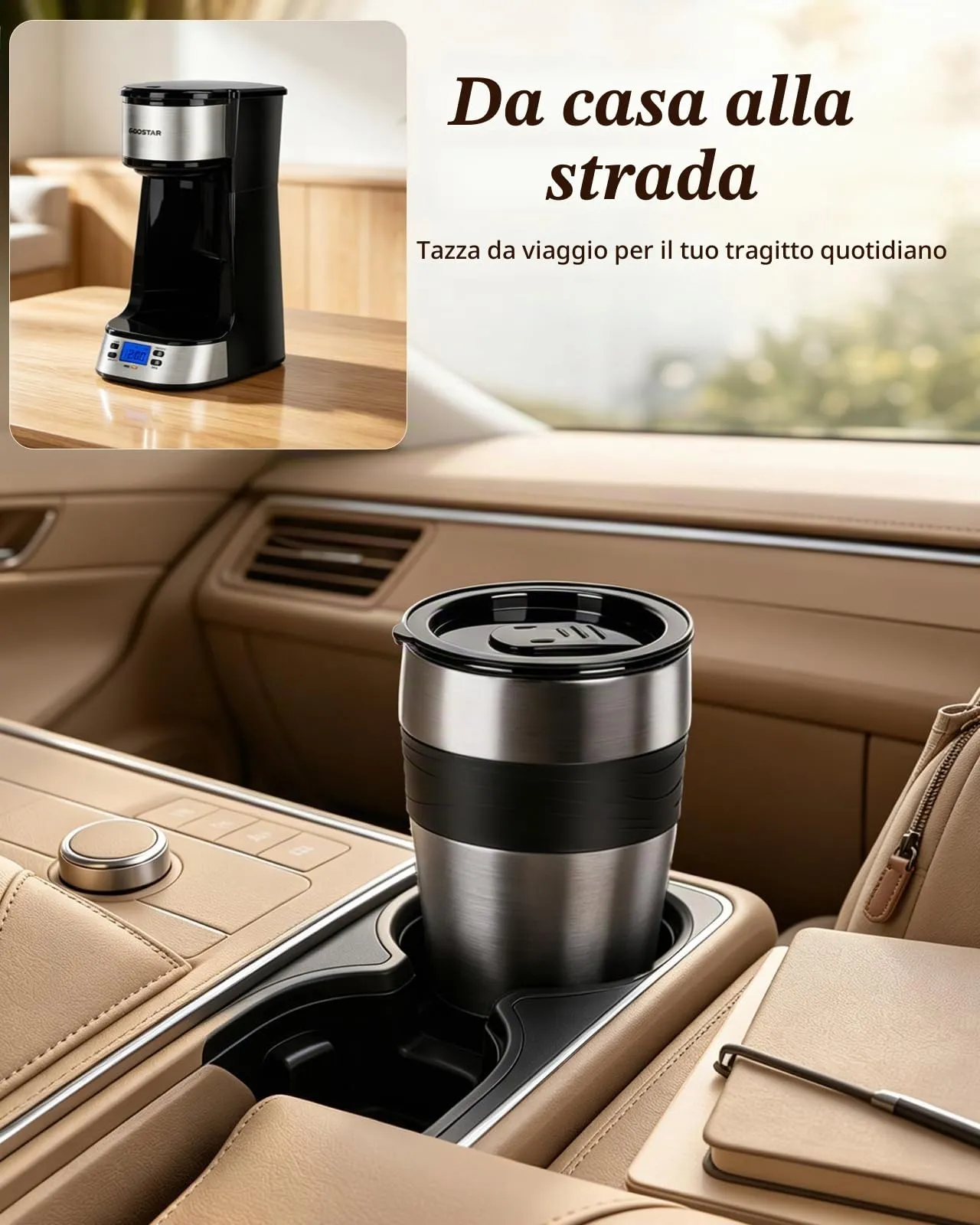 Aigostar Macchina Caffè Americano Programmabile 24H con Tazza Termica 420ml - immagine 10