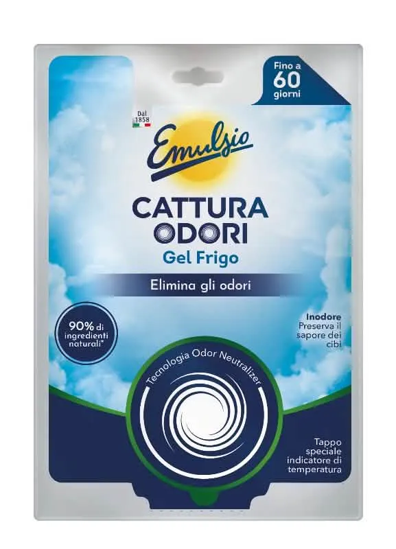 Gel Assorb odori Frigo 60g Emulsio - immagine 1