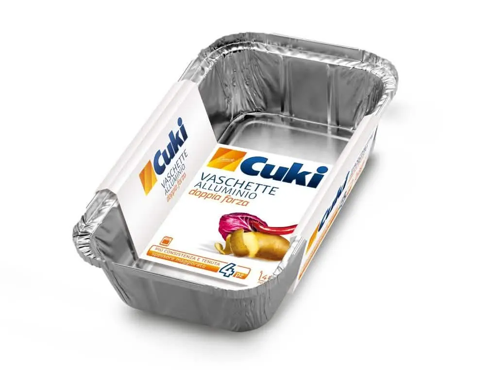 Set di 4 Vaschette in Alluminio R78 con Coperchio per Arrosto - immagine 1