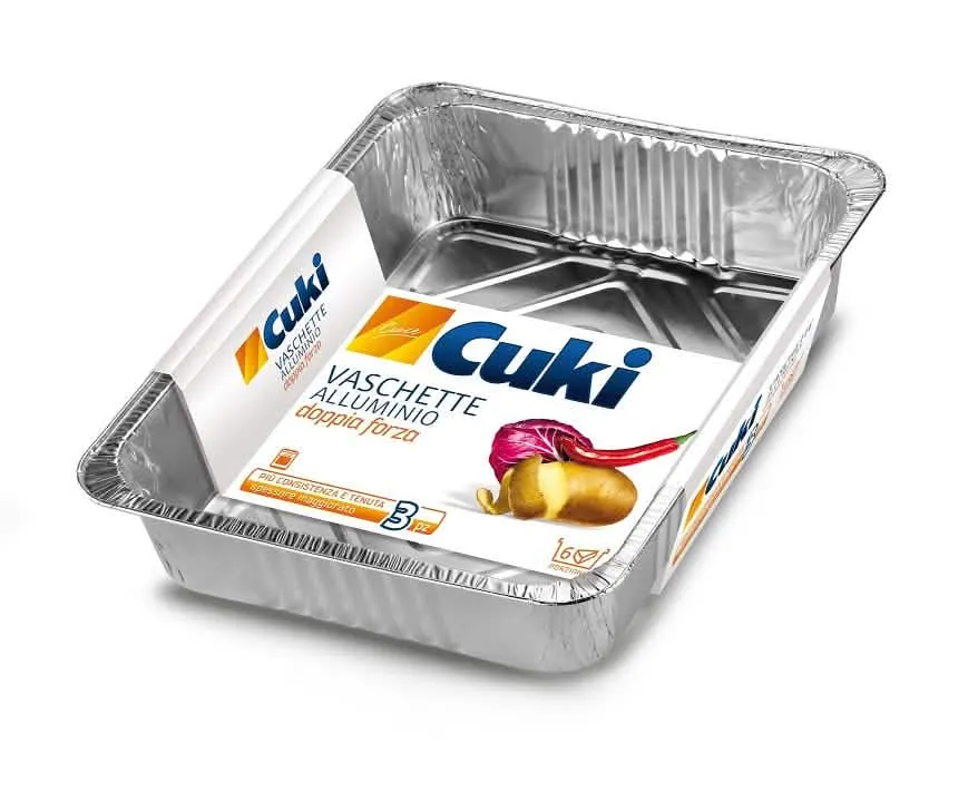Set di 6 Vaschette in Alluminio CUKI R84 con Copertura - immagine 1