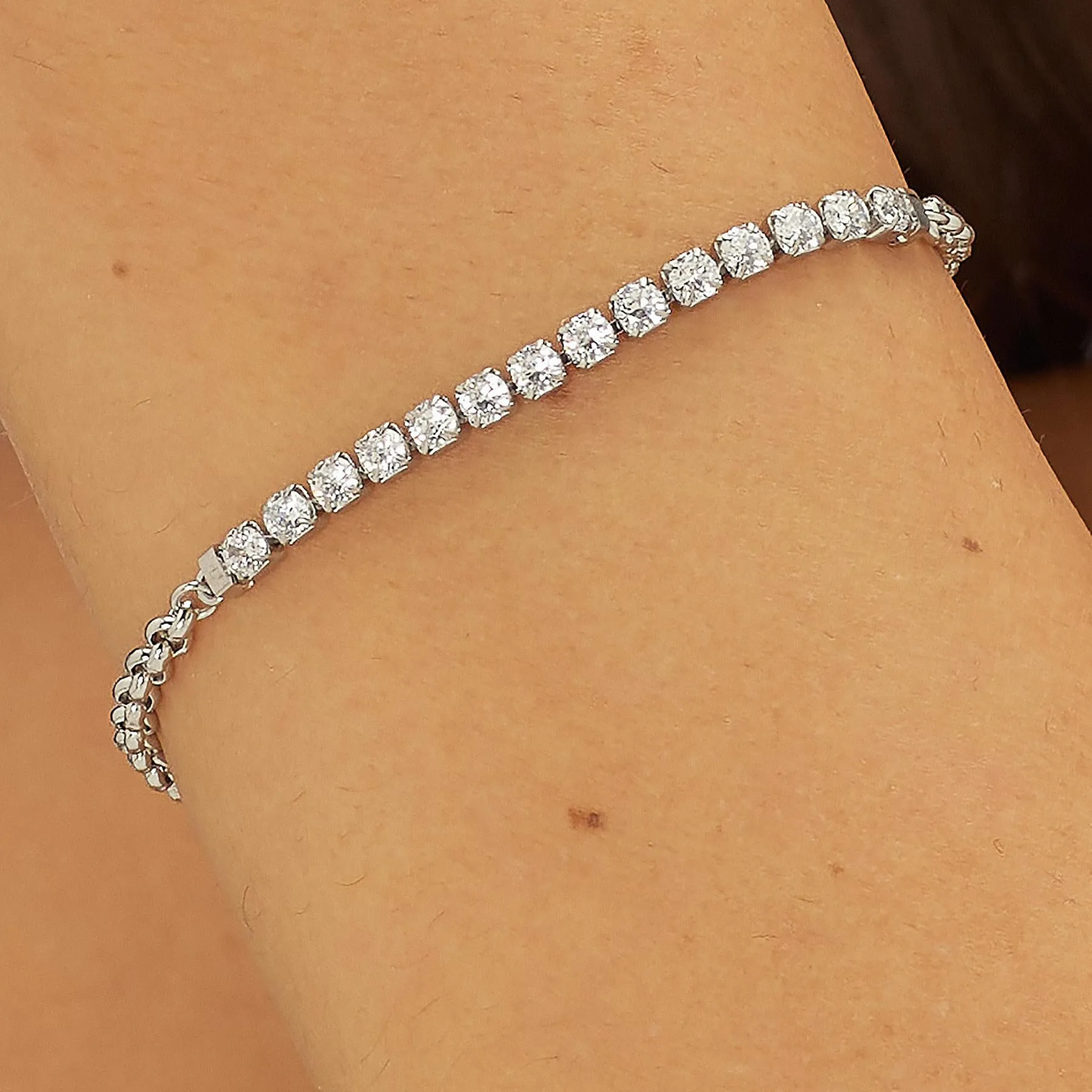 S'Agapõ Bracciale Donna in Acciaio e Cubic Zirconia | Collezione Dazzly - SDZ82 - immagine 3