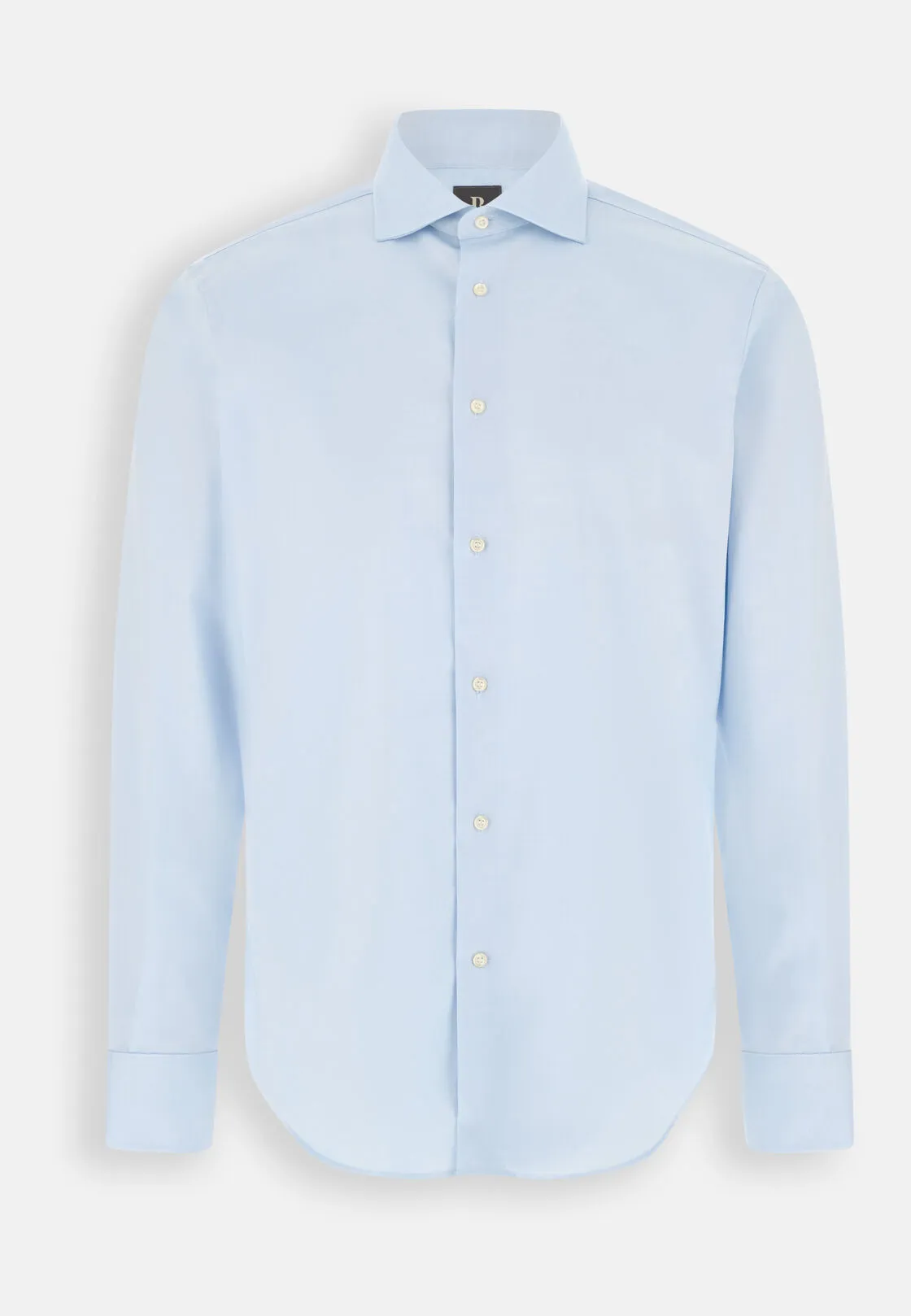 Boggi, Camicia In Pin Point Di Cotone Long Fit, Uomo, Azzurro, Taglia: 40 - immagine 6