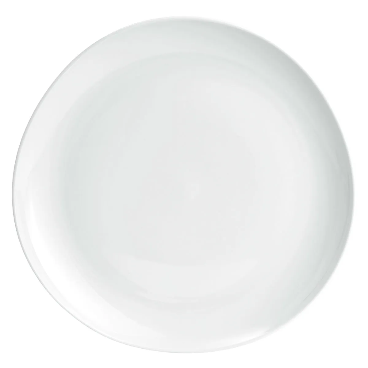 6x VEGA Piatto Organic piano; 25x3 cm (ØxH); bianco; rotonda; 6 pz. / Pacco - immagine 1