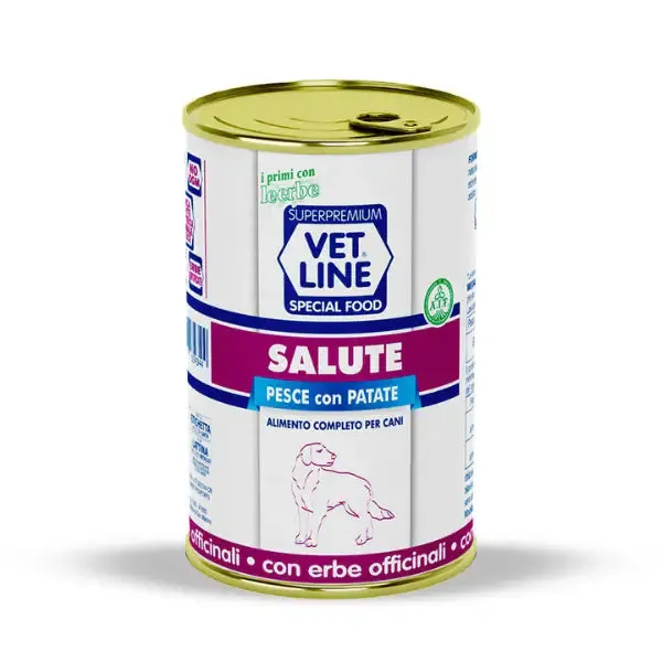 Vet line Umido Cane Salute 400 gr Pesce con patate - Dieta veterinaria per cani - immagine 1