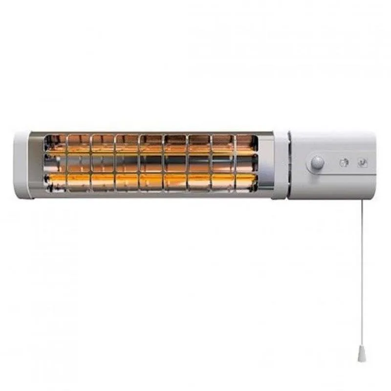 Stufa Elettrica a Infrarossi al Quarzo S&P Infrared 125 1.200W da Parete IP24 - immagine 1