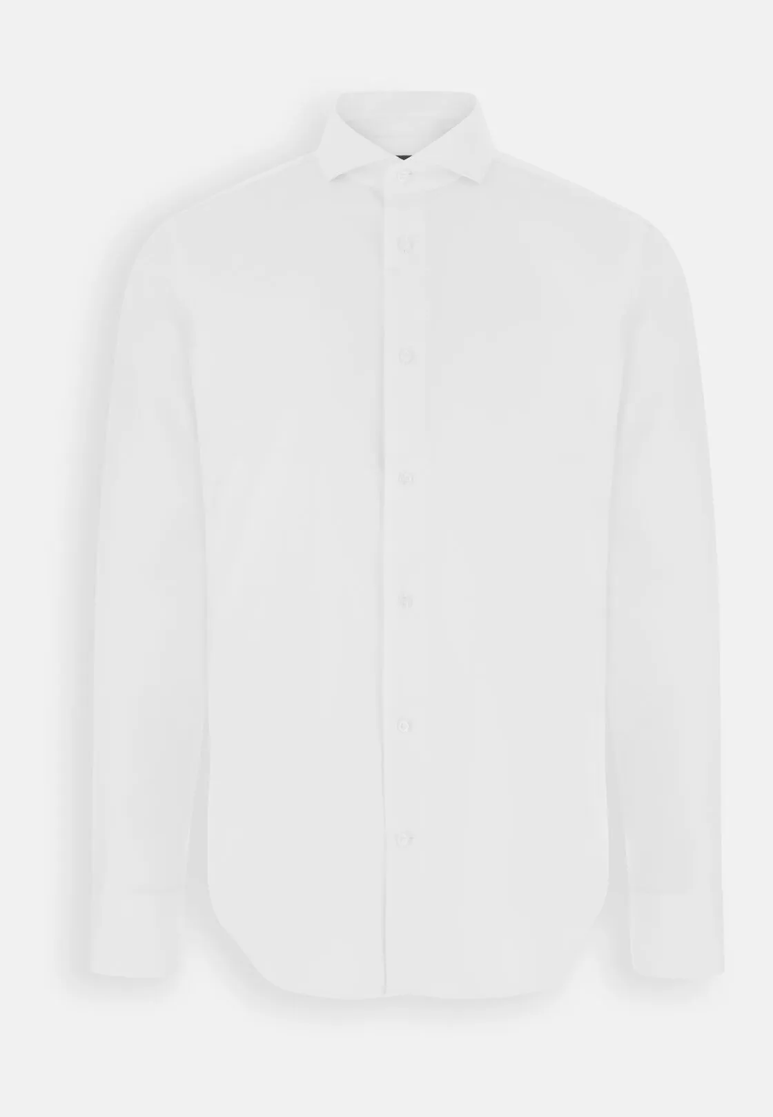 Boggi, Camicia In Pin Point Di Cotone Slim Fit, Uomo, Bianco, Taglia: 45 - immagine 6