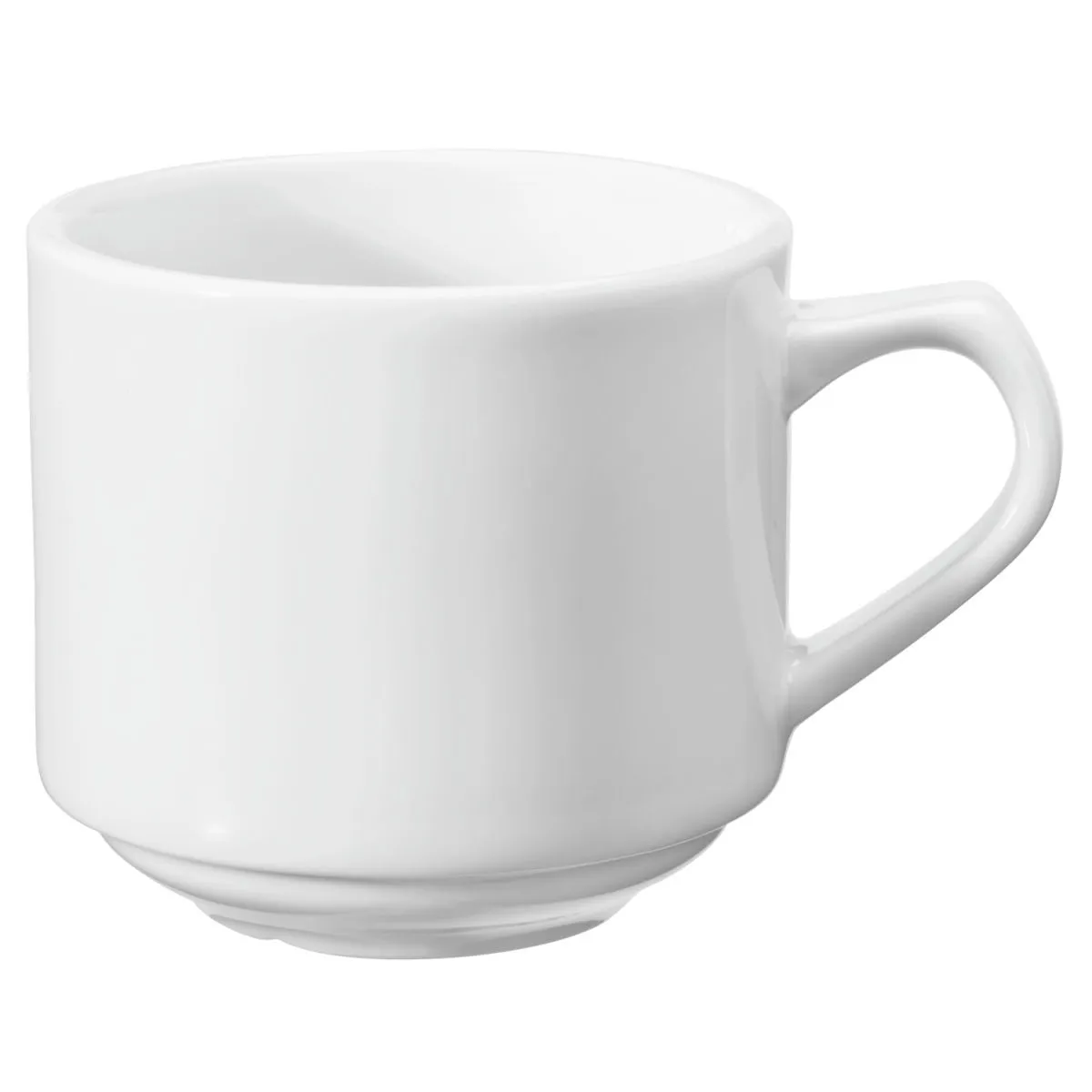 6x VEGA Tazzina caffè Base; 100 ml, 6x5.5 cm (ØxH); bianco; rotonda; 6 pz. / Pacco - immagine 1