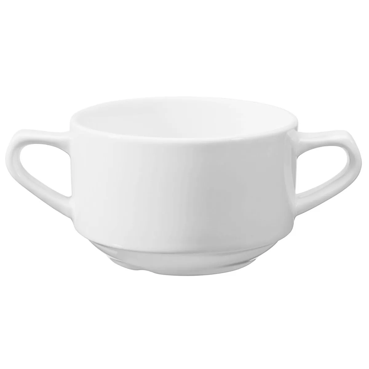 6x VEGA Tazza consommè Base; 300 ml, 9.9x6.5 cm (ØxH); bianco; rotonda; 6 pz. / Pacco - immagine 1