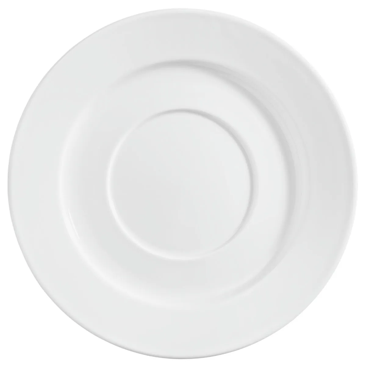 6x VEGA Piattino per tazza cappuccino, tè e consommè Base; 17 cm (Ø); bianco; rotonda; 6 pz. / Pacco - immagine 1