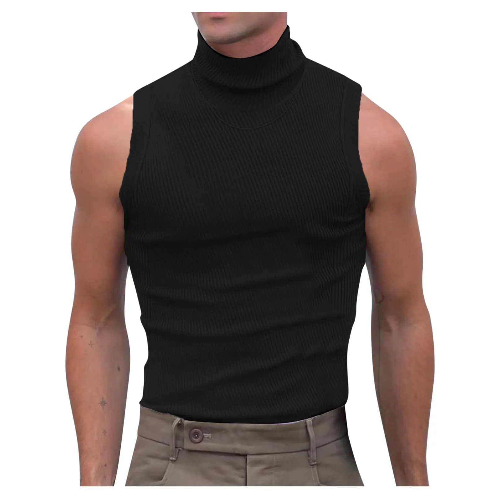 Duohropke Canottiere Sportive da Uomo, Maniche Corte, con Scollo a V, per Palestra, Sport, Bodybuilding, Fitness, Stringer, Crop Top, Baggy, Tanktops, per l'estate, Spiaggia, Sottocamicie, Camicie - immagine 1