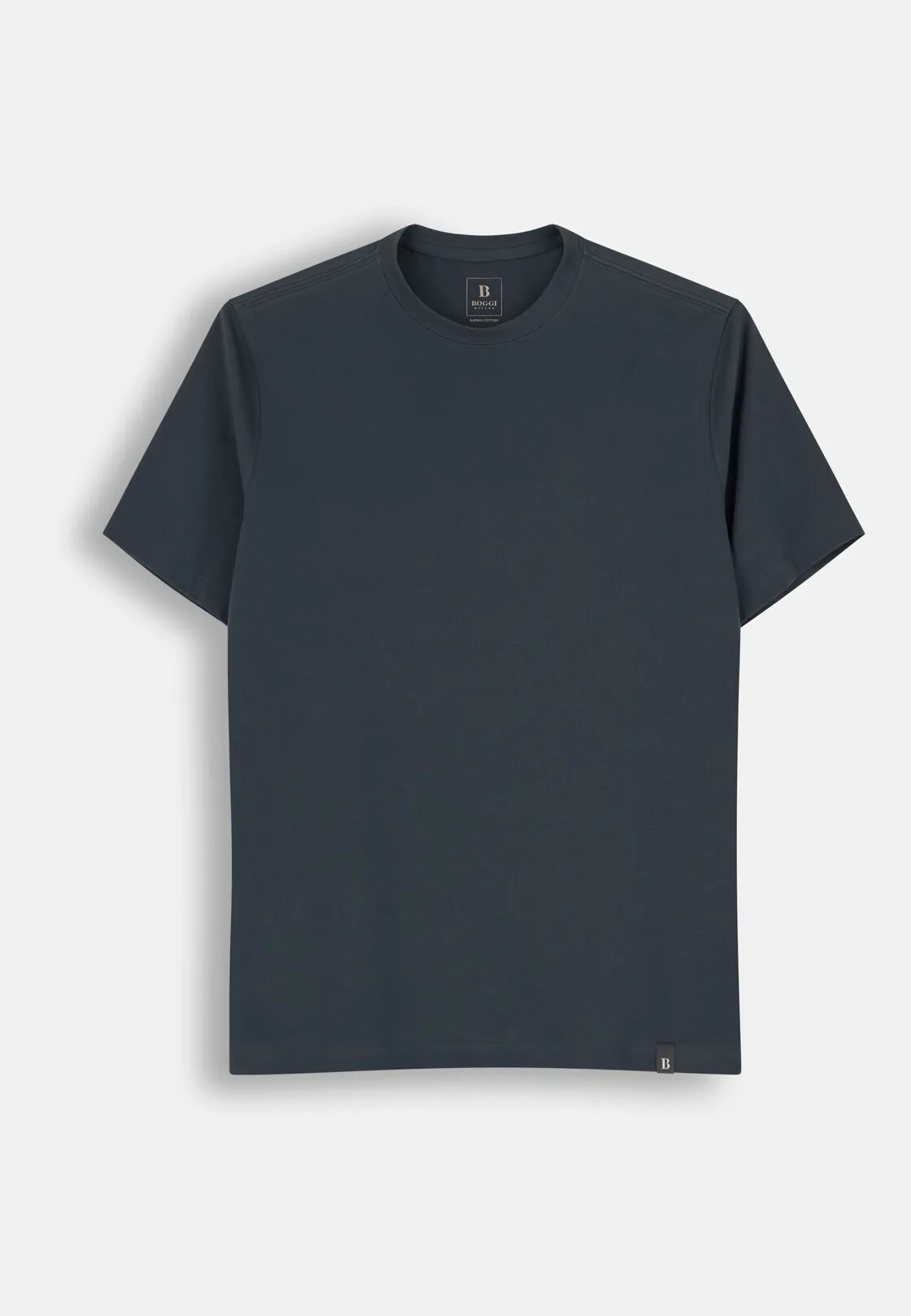 Boggi, T-shirt In Jersey Di Cotone Supima Elasticizzato, Uomo, , Taglia: L - immagine 5