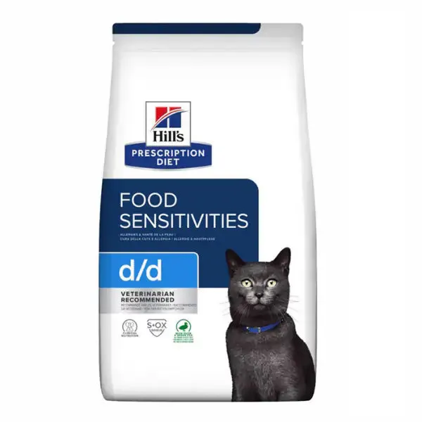 Hill's Prescription Diet d/d Feline 1,5 kg - Dieta veterinaria per gatti - immagine 1