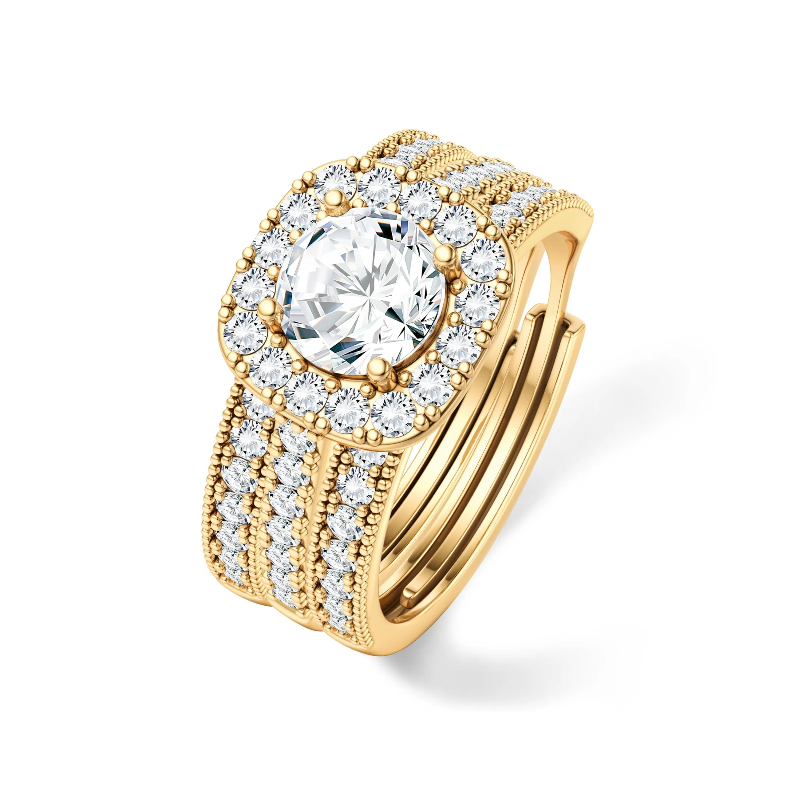 Lolias Anello Donna Placcato Oro 16 Carati Set Anelli - immagine 1