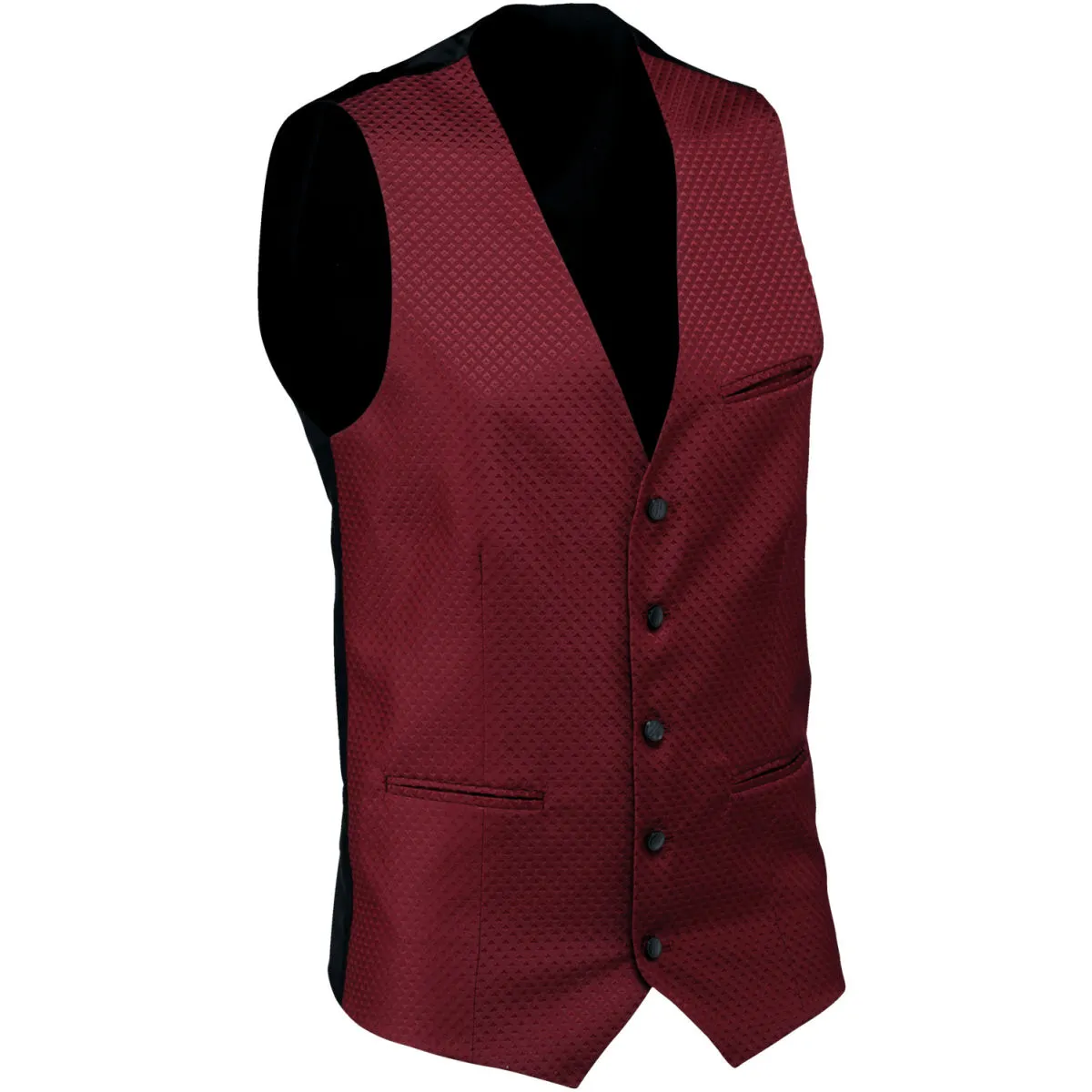 JOBELINE Gilet da uomo Classic; Taglia 46; bordeaux - immagine 1