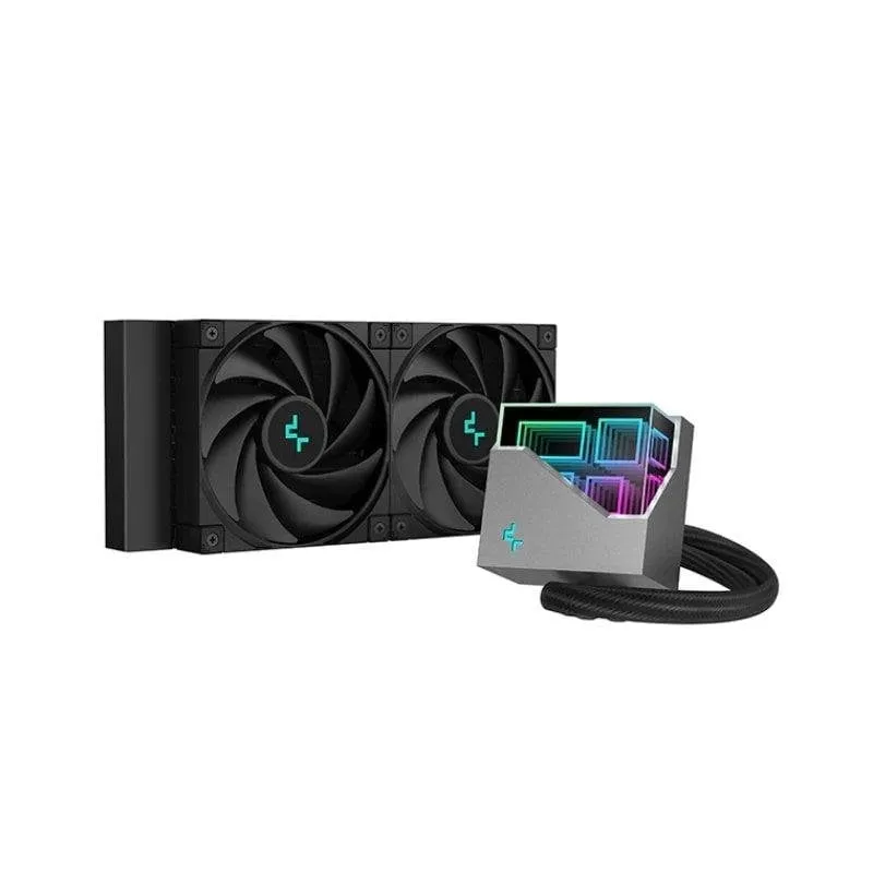Refrigerazione Liquida DeepCool LT520 240mm 2 Ventole RGB Nero - immagine 1
