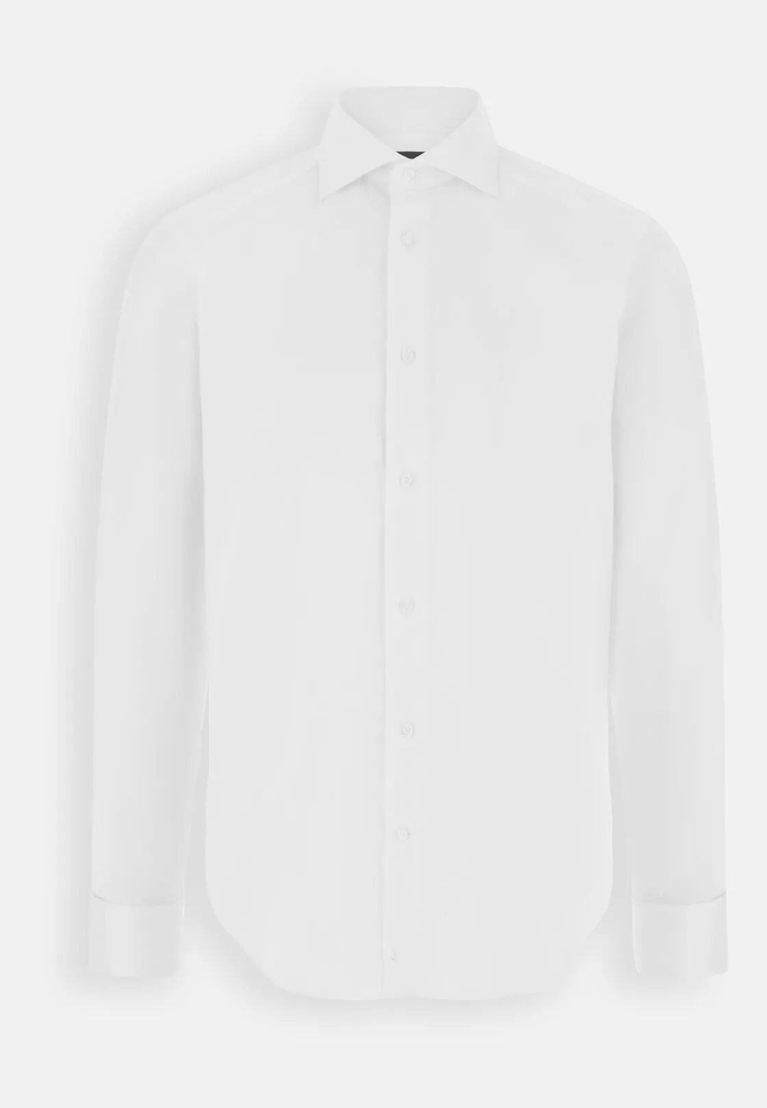 Boggi, Camicia In Pin Point Di Cotone Slim Fit, Uomo, Bianco, Taglia: 44 - immagine 6
