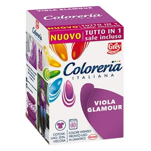 Coloreria Italiana Viola Glamour - Tessuto per la Casa - immagine 1