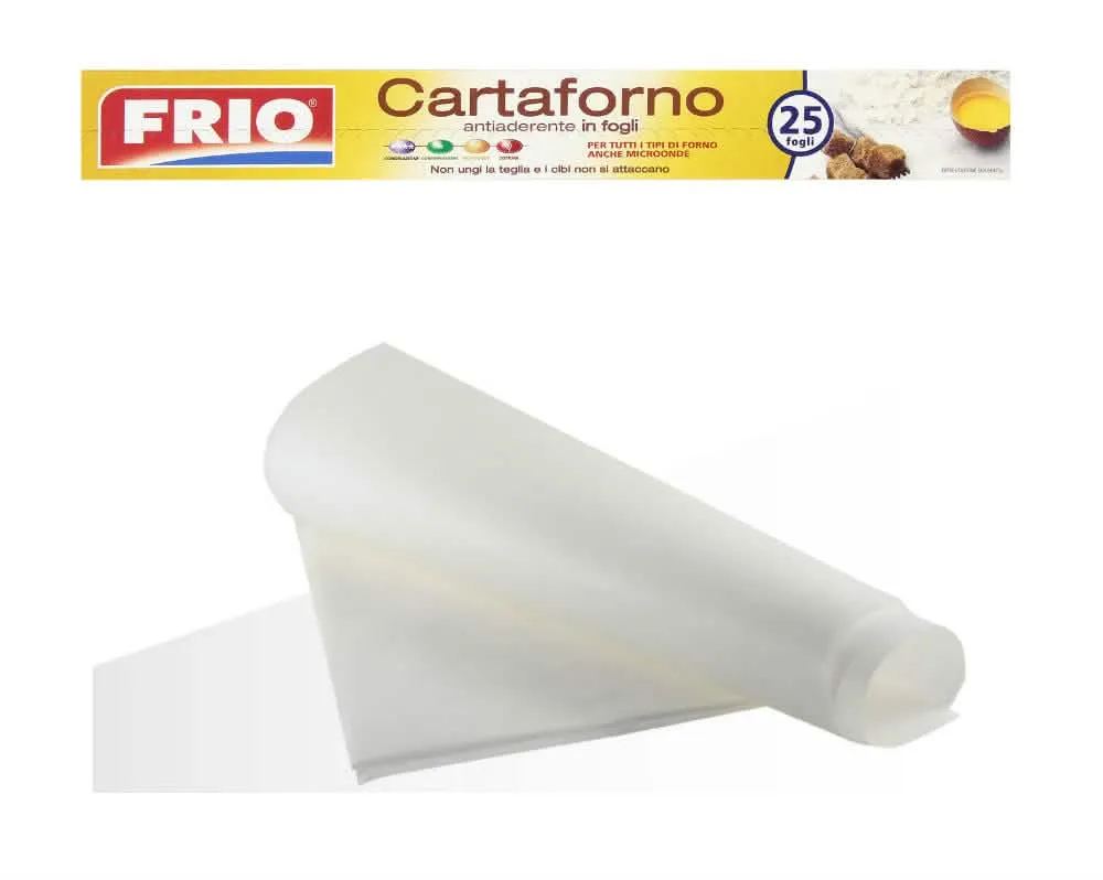 Carta Forno Pretagliata FRIO - 25 Fogli per Cucina Domestica - immagine 1