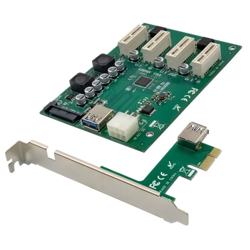 Kit di espansione Conceptronic da 1x PCI-E a 4x PCI-E - immagine 1