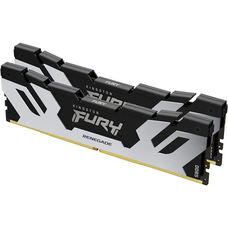 Kingston Technology FURY 32GB 7200MT/s DDR5 CL38 DIMM (Kit da 2) Renegade Silver XMP - immagine 1