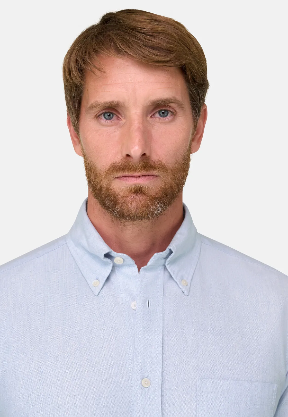 Boggi, Camicia In Oxford Di Cotone Regular Fit, Uomo, Azzurro, Taglia: XXXL - immagine 3
