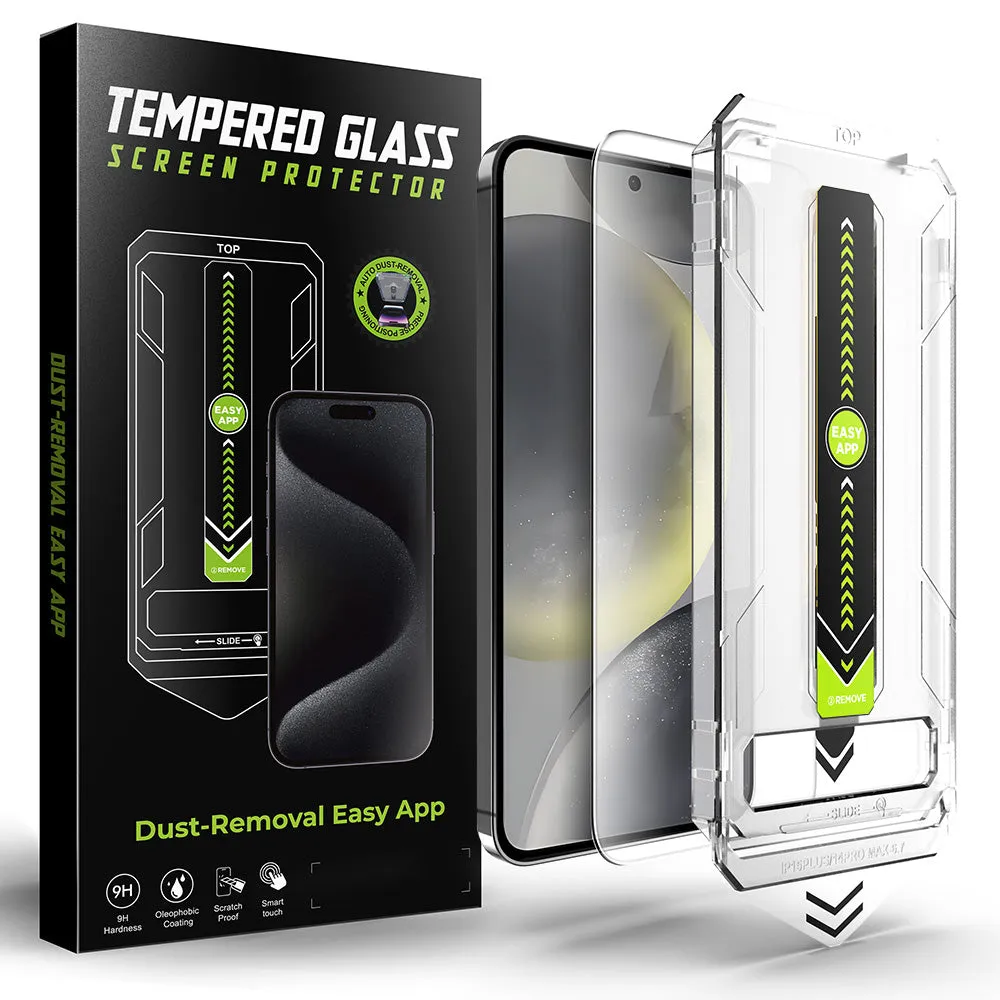 Pellicola protettiva per schermo Techsuit TitanGlass CrystalHD per Samsung Galaxy S25 S931 / S24 S921, Vetro temperato, Full Glue - immagine 1