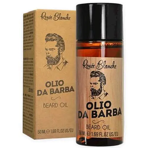 Olio da Barba RENE BLANCHE 50ml – Cura e Stile per la Tua Barba - immagine 1