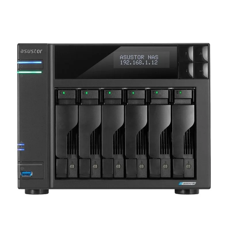 Asustor Lockerstor 6 Gen2 AS6706T NAS 6 alloggiamenti - immagine 1